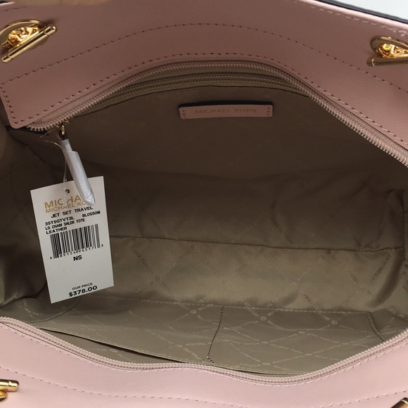 Michael Kors LG CHAIN SHLDR TOTE Powder Blush - Picture 8 of 8